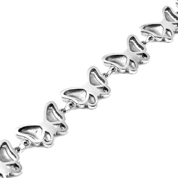 Schmetterlings-Armband, ca. 19+5 cm, ca. Edelstahl image number 5