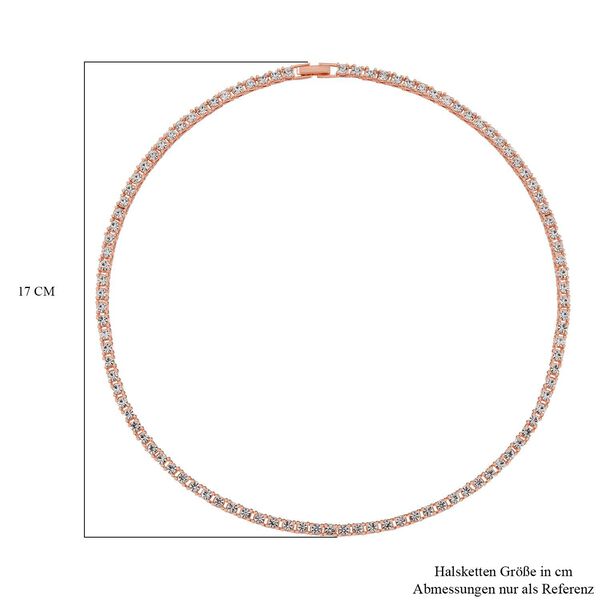 Kristall-Schmuckset in Ros&eacute;goldton image number 6