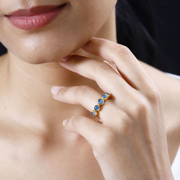 Boulder Opal Triplett Ring - 1,21 ct. image number 9