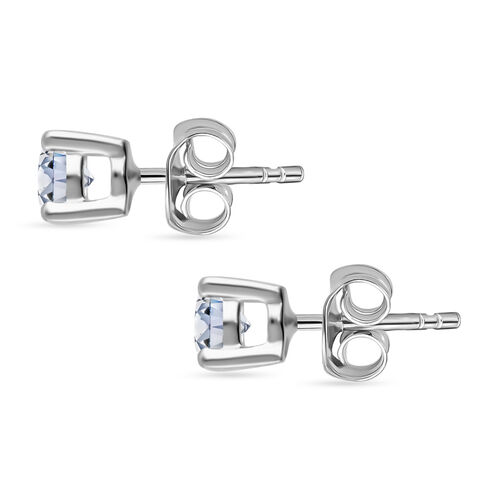 LUXURIANT DIAMOND- SGL zertifizierte VS-EF Labor Diamant Ohrringe in 375 Weißgold - 0,50 ct. image number 3