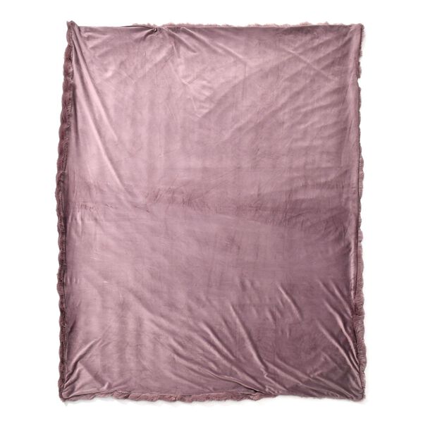 Serenity Night: Superweiche doppellagige Decke, luxuriöses Kunstfell mit Mikroplüschfutter, 150 x 200 cm, Rosenholz image number 9