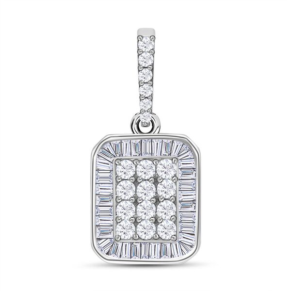 Wei&szlig;er Diamant, Anh&auml;nger, SGL zertifiziert G-H, 585 Wei&szlig;gold, ca. 0.50 ct