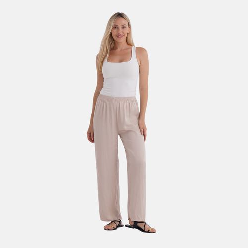  pantsMaterial:100% polyestersize:Waist: 32 cm (flat) Waist 48 cm (pulled),  length: 104 cmweight: 182gcolor:Beige image number 0