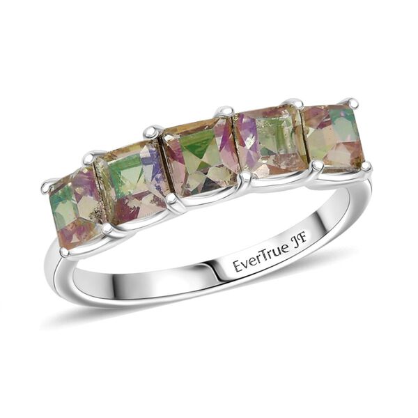 J Francis gefertigt mit SWAROVSKI- Lumin gr&uuml;n Kristall Ring image number 4