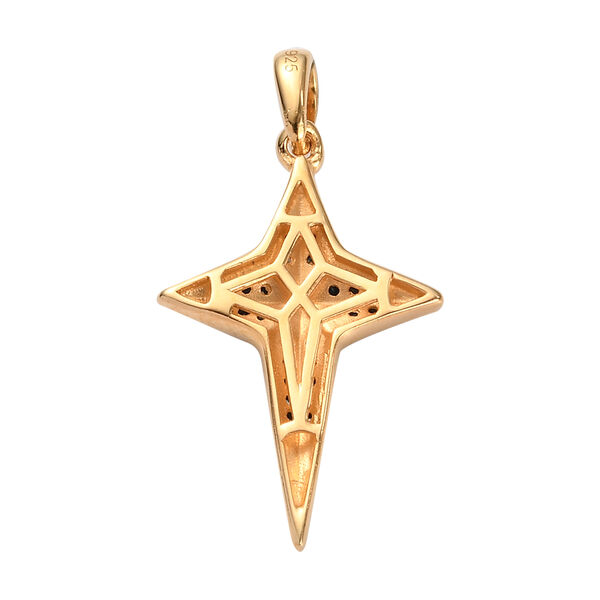 Diamant Anh&auml;nger 925 Silber vergoldet ca. 0,15 ct image number 5