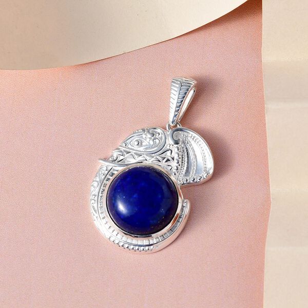 Lapislazuli-Solit&auml;r-Anh&auml;nger - 11,46 ct. image number 3