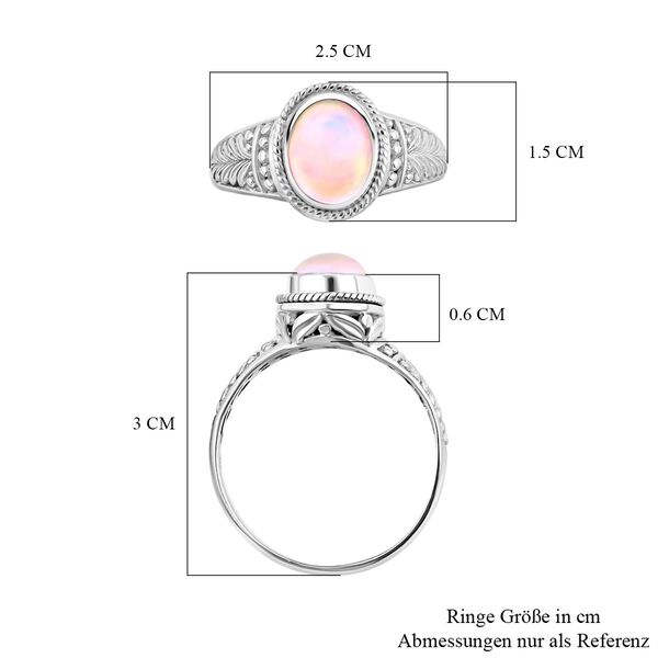 Royal Bali Kollektion - Nat&uuml;rlicher, &auml;thiopischer Welo Opal-Ring - 1,87 ct. image number 5