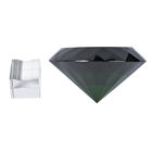 Diamantschliff grüner Glaskristall mit Ständer in Geschenkbox image number 5