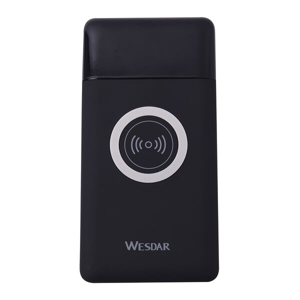 WESDAR kabellose Powerbank mit Bildschirmanzeige, 10000mAh, Schwarz image number 3