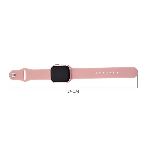 Smartwatch HW mini 2 1,75 Zoll Rosé, Set mit 7 Wechselarmbändern inklusive kristallbesetztem Armband, IP67, Bluetooth 5.2, kabelloses Laden

, Rosa image number 9