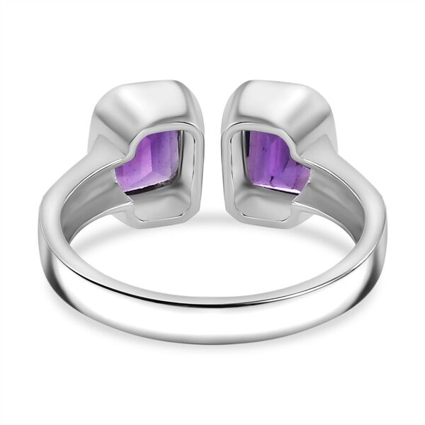 Afrikanischer Amethyst Ring Edelstahl (Gr&ouml;&szlig;e 17.00) ca. 1,90 ct image number 6