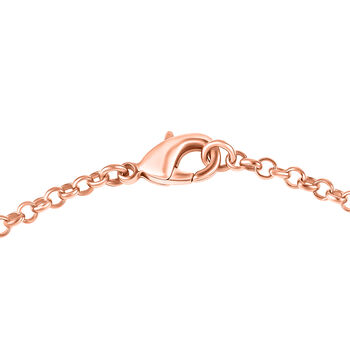 EverTrue 19cm Armband mit Diamantakzenten in Ros&eacute;goldton