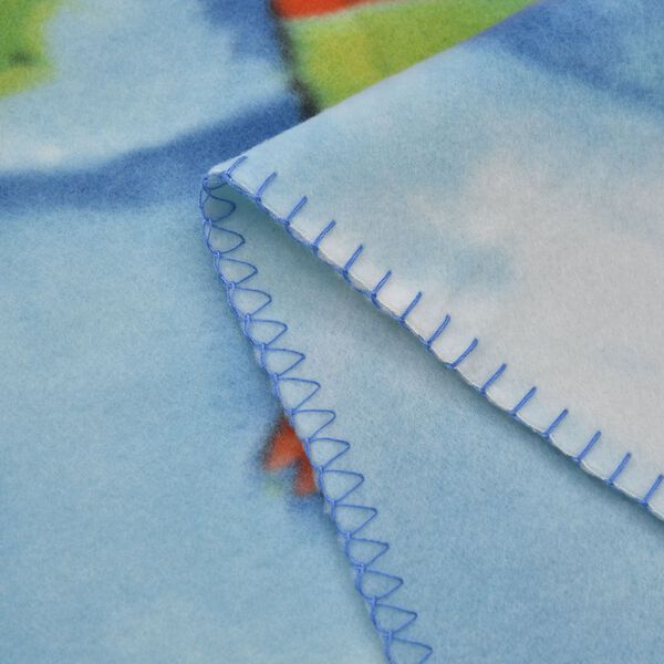 Superweiche Fleecedecke mit Schneemann Muster, Größe 130x170 cm, Mehrfarbig image number 2