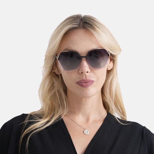 LA MAREY Sonnenbrille UV400 mit polarisierten Gl&auml;sern leichter Rahmen 14,5 x 15 cm Grau image number 1