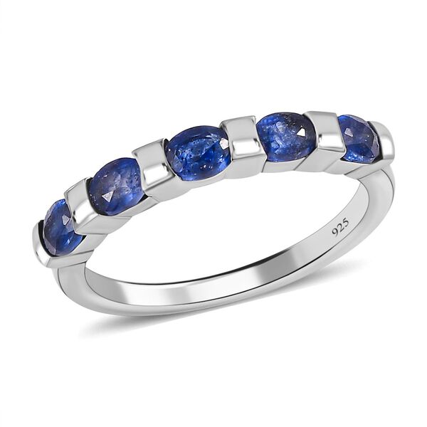 Masoala Saphir (Fissure gef&uuml;llt) Ring 925 Silber platiniert (Gr&ouml;&szlig;e 17.00) ca. 1.23 ct image number 3