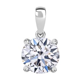 LUXURIANT DIAMOND-  IGI zertifizierter VS-EF Labor Rundschliff Diamant Anhänger in 950 Platin - 3 ct.