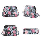 Passage - 4er-Set, Handtasche, Crossbody Tasche, Clutch und Brieftasche mit Blumen Muster image number 4