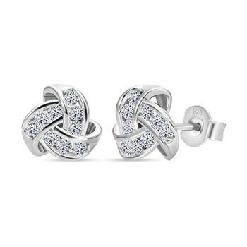 LUXURIANT DIAMOND - Lab Grown Diamant SI-GH Ohrringe 925 Silber platiniert ca. 0.50 ct