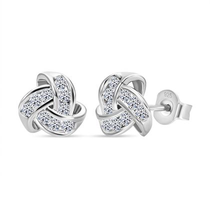 LUXURIANT DIAMOND - Lab Grown Diamant SI-GH Ohrringe 925 Silber platiniert ca. 0.50 ct