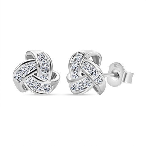 LUXURIANT DIAMOND - SI Labor Diamant Ohrringe, 925 Silber platiniert - 0,50 ct. image number 0