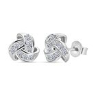 LUXURIANT DIAMOND - Lab Grown Diamant SI-GH Ohrringe 925 Silber platiniert ca. 0.50 ct