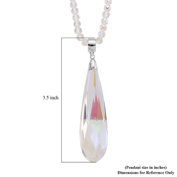 Wei&szlig;er Magie Farbe Kristall Schmuckset image number 7