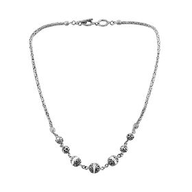 Royal Bali - 925 Silber Halskette, ca. 50 cm ca. 27,89g