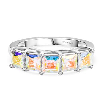 D'Joy Merkur mystischer Topas Ring 925 Silber rhodiniert (Gr&ouml;&szlig;e 17.00) ca. 2,25 ct