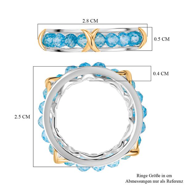 Apatit Ring Messing (Größe 16.00) ca. 6,40 ct image number 7