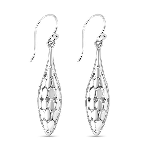 Royal Bali Kollektion - Strukturierte Silber-Ohrringe