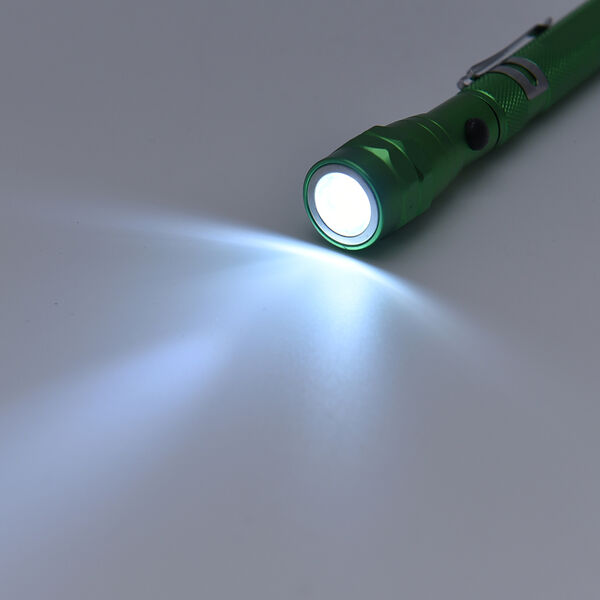 2er Set - Flexible LED Taschenlampen aus Aluminium mit Magnet, 17x2.2cm, gr&uuml;n image number 1