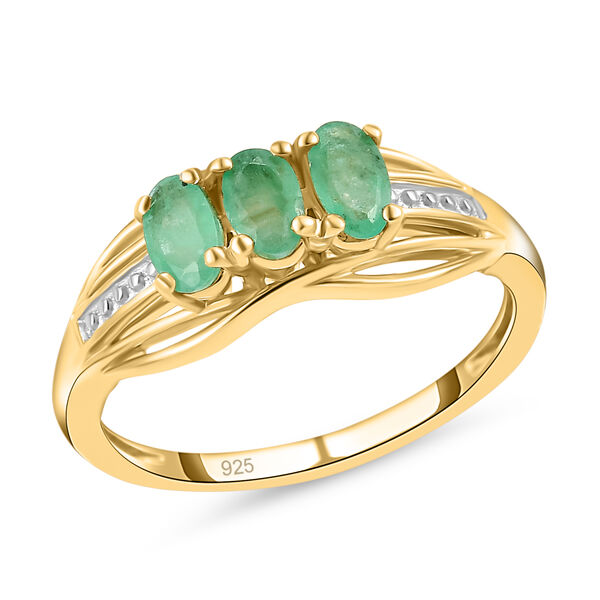 Kagem sambischer Smaragd-Ring - 0,62 ct. image number 4