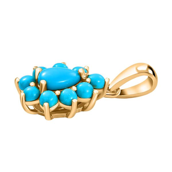 AA Amerikanisches, natürliches Sleeping Beauty Türkis-Schmuckset - 1,42 ct. image number 8