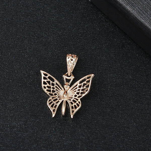 Schmetterlings-Anhänger in 375 Gold image number 2