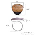 Royal Bali - Graue Muschelkernperle Ring, 925 Silber, (Größe 19.00), ca. 8.00 ct image number 5