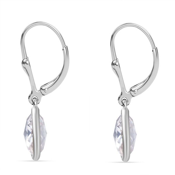 Moissanit Ohrringe, 925 Silber rhodiniert - 4,96 ct. image number 3