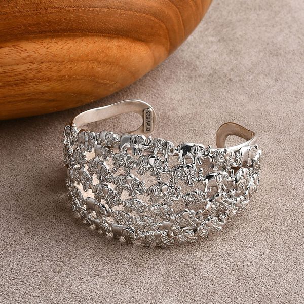 Royal Bali - 925 Silber Armreif ca. 19 cm ca. 32,46g image number 1