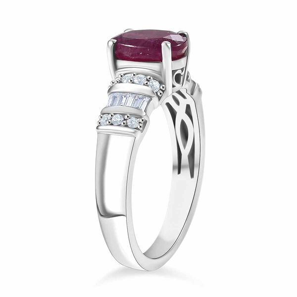 D'Joy afrikanischer Rubin und Zirkon Ring - 2,24 ct. image number 5