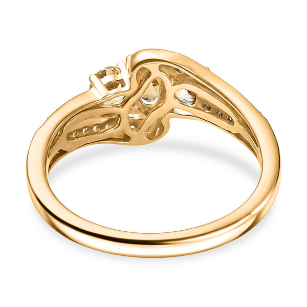 D'Joy AA nat&uuml;rlicher, goldener Tansanit und Zirkon Ring - 0,86 ct. image number 5