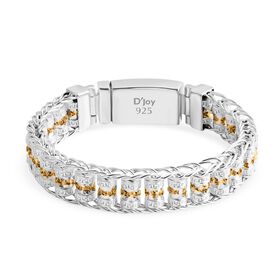 D'Joy Royal Bali - Zweifarbiges Armband in 925 Silber