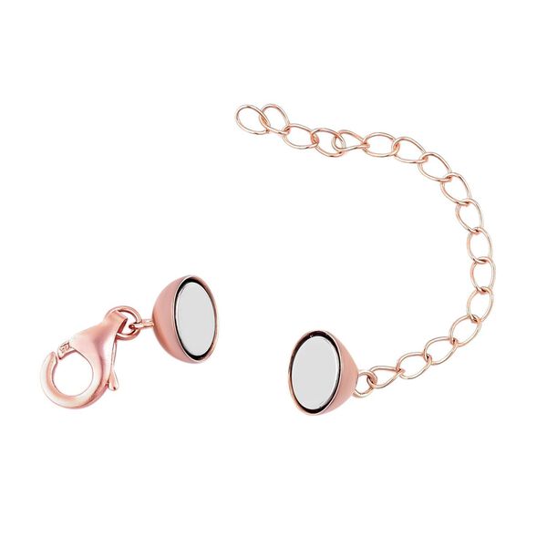 TOUCH und LOCK Magnetschlie&szlig;e mit Extender in ros&eacute;vergoldetem Silber image number 3