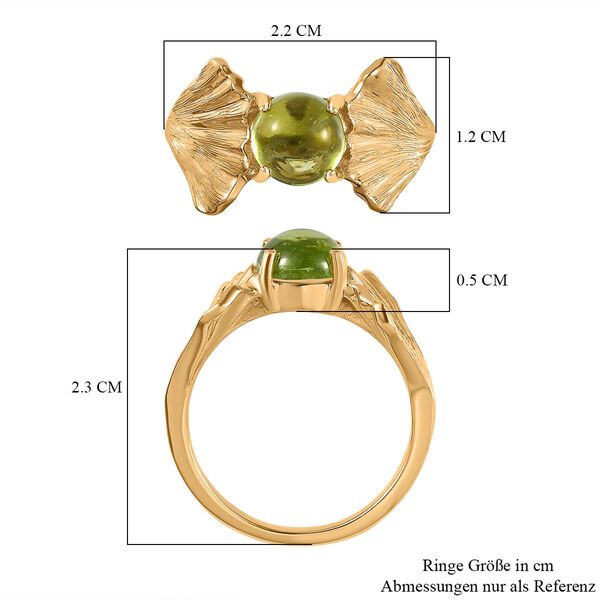 GP Italian Garden Collection -  AA Nat&uuml;rlicher Peridot Ring, ca. 1,70 ct. image number 7