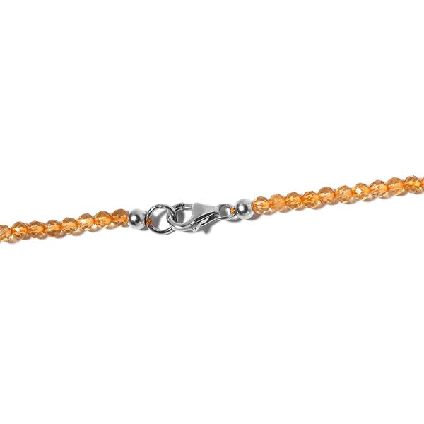 Citrin Halskette, 50 cm - 38 ct. image number 5