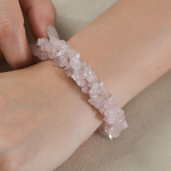 Rosenquarz Armband, 19 cm - 120 ct. image number 2