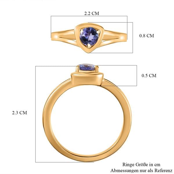 Tansanit Ring - 0,44 ct. image number 6