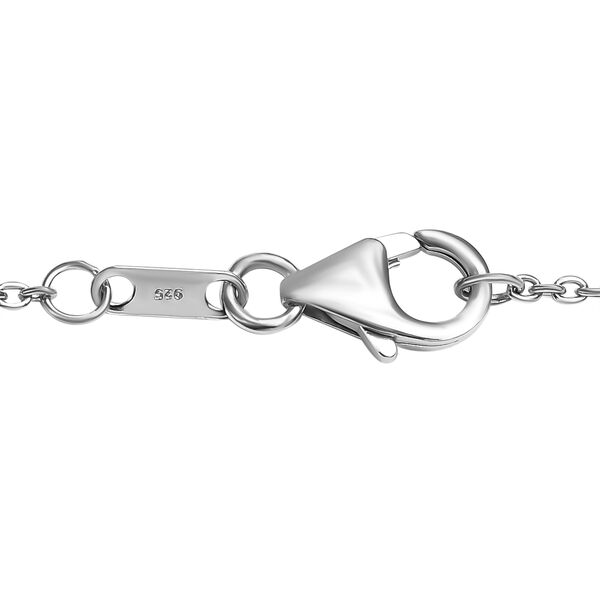 AAA Grandidierit-Halskette, ca. 45 cm, 925 Silber platiniert ca. 2.50 ct image number 4