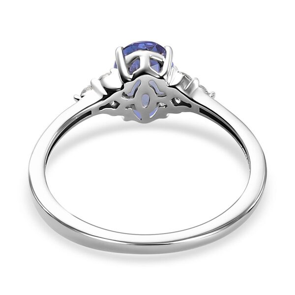 AA Tansanit und Moissanit Ring - 0,77 ct. image number 6