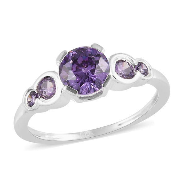 LUSTRO STELLA Amethyst Zirkonia Ring 925 Silber image number 4