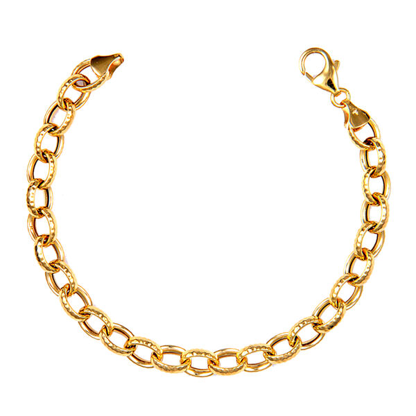 Strukturierte Belcher-Kette, 50cm image number 0