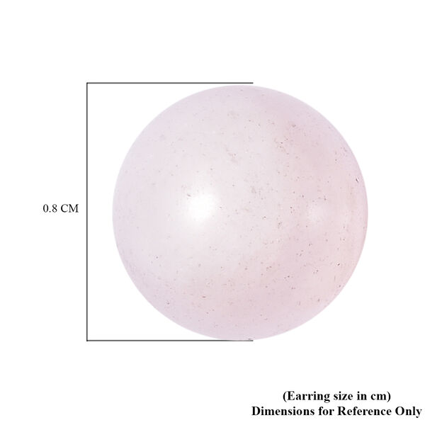 Rosenquarz-Ohrringe, 925 Silber rhodiniert ca. 8,00 ct image number 5